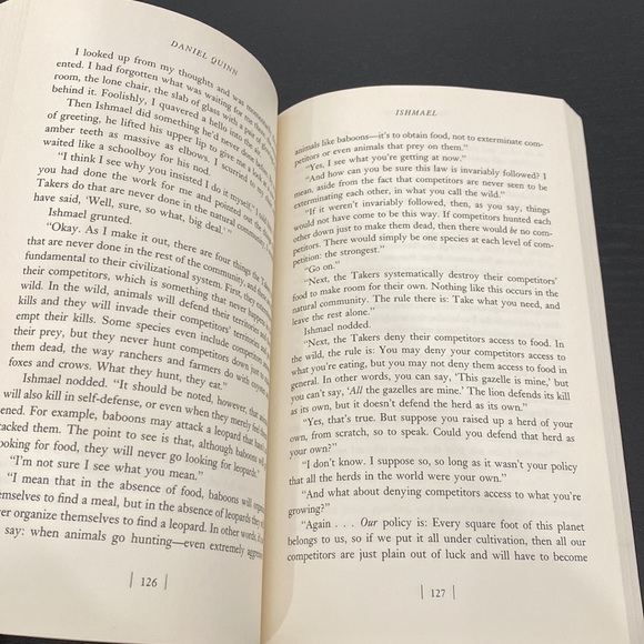 Ishmael Novel Book by Daniel Quinn - Picture 2 of 6
